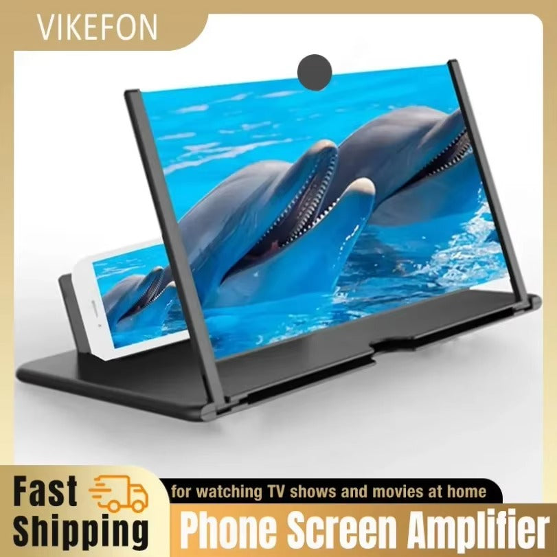 Screen Magnifier Amplifier Phone Holder Projector for All Smartphones