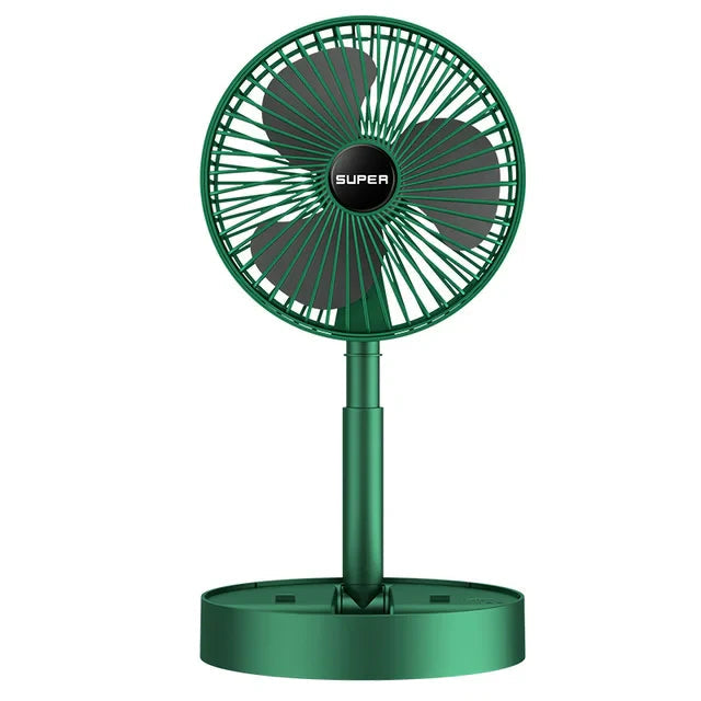 Mini Portable Telescopic Folding Fan (Rechargeable)