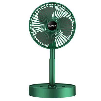 Mini Portable Telescopic Folding Fan (Rechargeable)