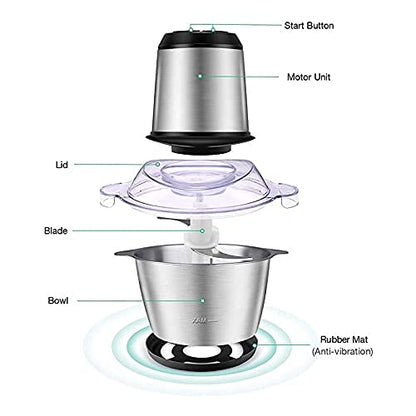 Electric Meat Grinder Multi Function Stainless Steel