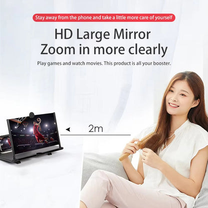 Screen Magnifier Amplifier Phone Holder Projector for All Smartphones